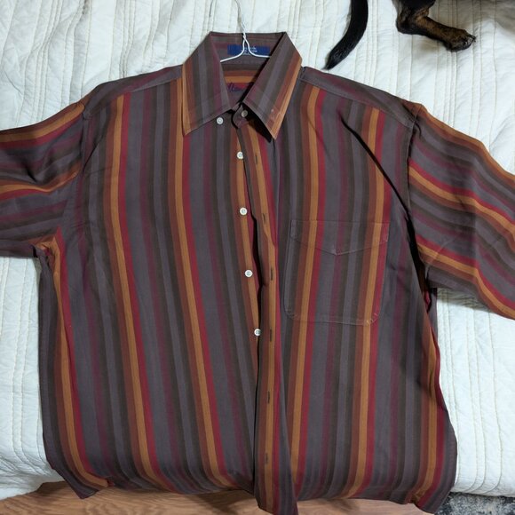 Alan Flusser Men’s Long-Sleeve Button-Down Shirt – Size Large - Picture 5 of 5